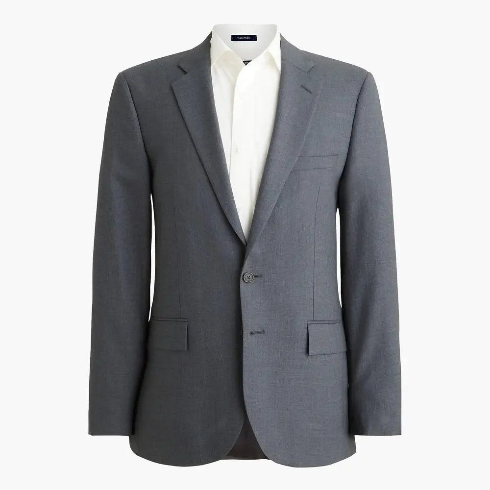 NWT J Crew Factory Classic-fit Thompson Worsted Wool Suit Jacket Size 34/S